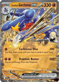 Cynthia's Garchomp ex (104/182) - SV10 Destined Rivals Holofoil