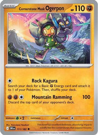 Cornerstone Mask Ogerpon (111) - SV10 Destined Rivals Reverse Holofoil