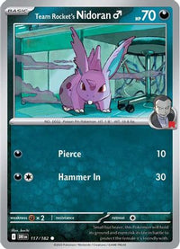 Team Rocket's Nidoran M (117) - SV10 Destined Rivals