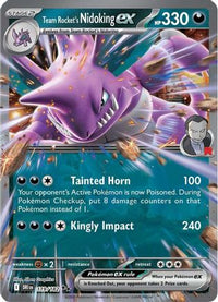Team Rocket's Nidoking ex (119/182) - SV10 Destined Rivals Holofoil