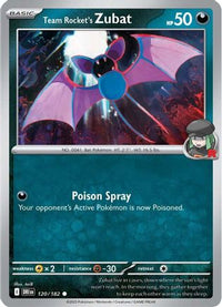Team Rocket's Zubat (120) - SV10 Destined Rivals
