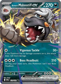 Arven's Mabosstiff ex (139/182)  - SV10 Destined Rivals Holofoil