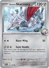 Steven's Skarmory (142) - SV10 Destined Rivals Reverse Holofoil