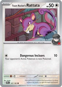 Team Rocket's Rattata (147) - SV10 Destined Rivals