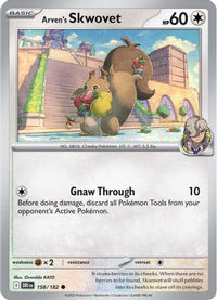 Arven's Skwovet (158) - SV10 Destined Rivals Reverse Holofoil