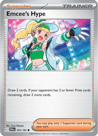 Emcee's Hype (163/182)  - SV10 Destined Rivals Reverse Holofoil
