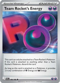 Team Rocket's Energy (182) - SV10 Destined Rivals Reverse Holofoil