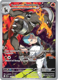 Team Rocket's Houndoom (191/182) - SV10 Destined Rivals Holofoil