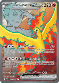 Team Rocket's Moltres ex (208/182) - SV10 Destined Rivals Holofoil