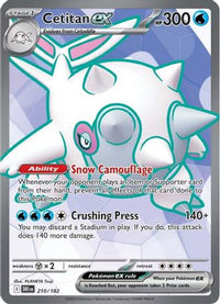 Cetitan ex (210/182)  - SV10 Destined Rivals Holofoil