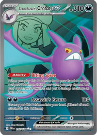 Team Rocket's Crobat ex (217/182) - SV10 Destined Rivals Holofoil