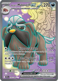 Arven's Mabosstiff ex (218/182)  - SV10 Destined Rivals Holofoil