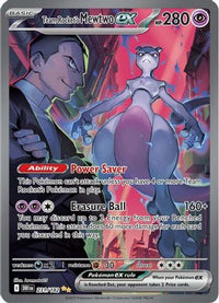 Team Rocket's Mewtwo ex (231/182) - SV10 Destined Rivals Holofoil