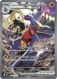 Cynthia's Garchomp ex (232/182)  - SV10 Destined Rivals Holofoil