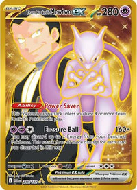 Team Rocket's Mewtwo ex (240/182) - SV10 Destined Rivals Holofoil