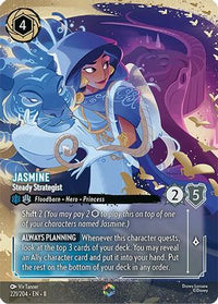 Jasmine - Steady Strategist (Enchanted) (221/204) - Reign of Jafar Holofoil