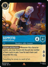 Geppetto – Skilled Craftsman (174/204) - Reign of Jafar Cold Foil