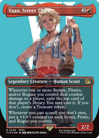 Vaan, Street Thief (Borderless) (Surge Foil) (FIN-535) - FINAL FANTASY Foil