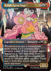 Tellah, Great Sage (Borderless) (FIN-349) - FINAL FANTASY Foil