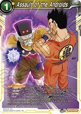 Assault of the Androids (Rare) (BT13-119) [Supreme Rivalry] - POKÉ JEUX