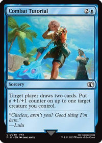 Combat Tutorial (FIN-048) - FINAL FANTASY Foil