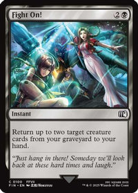 Fight On! (FIN-100) - FINAL FANTASY Foil