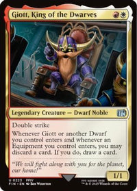 Giott, King of the Dwarves (FIN-223) - FINAL FANTASY Foil
