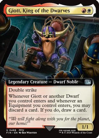 Giott, King of the Dwarves (Extended Art) (FIN-488) - FINAL FANTASY Foil