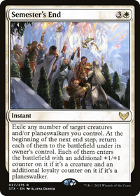 Semester's End (Promo Pack) [Strixhaven: School of Mages Promos]