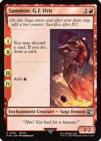 Summon: G.F. Ifrit (FIN-163) - FINAL FANTASY Foil