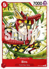 Bins (OP11-011) - A Fist of Divine Speed Release Event Cards