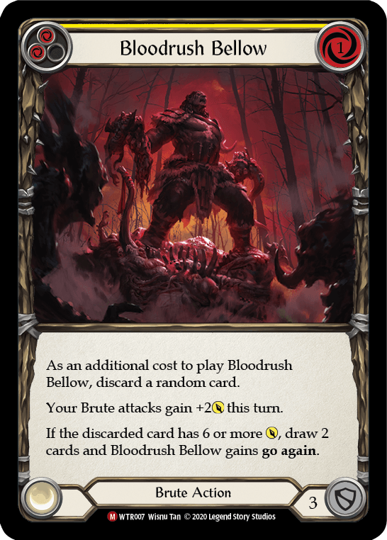 Bloodrush Bellow [U-WTR007] (Welcome to Rathe Unlimited) Unlimited Normal - POKÉ JEUX