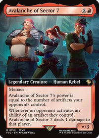 Avalanche of Sector 7 (Extended Art) (FIC-150) - Commander: FINAL FANTASY Foil