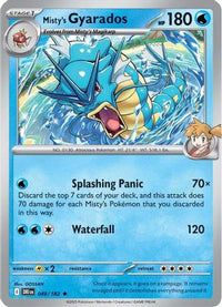 Misty's Gyarados (Non-holo) (49/182)  - Deck Exclusives