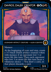 Davros, Dalek Creator (Showcase) (Surge Foil) [Doctor Who]