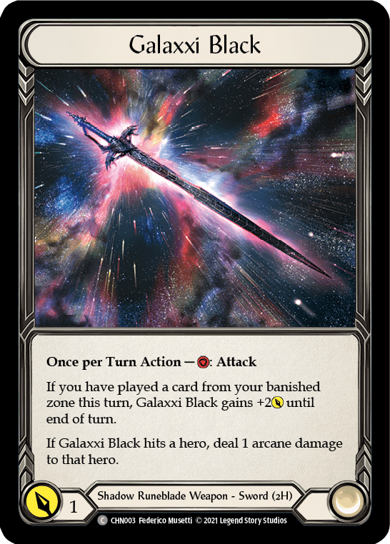 Galaxxi Black [CHN003] (Monarch Chane Blitz Deck) - POKÉ JEUX