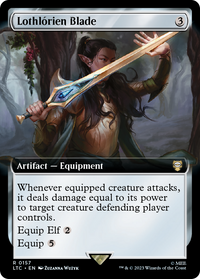 Lothlórien Blade (LTC-157) - Tales of Middle-earth Commander: (Extended Art) Foil