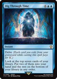 Dig Through Time (Surge Foil) (FIC-263) - Commander: FINAL FANTASY Foil