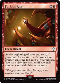 Furious Rise (Surge Foil) (FIC-294) - Commander: FINAL FANTASY Foil