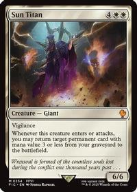 Sun Titan (Surge Foil) (FIC-254) - Commander: FINAL FANTASY Foil