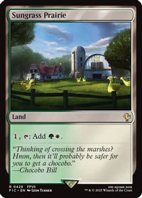Sungrass Prairie (Surge Foil) (FIC-428) - Commander: FINAL FANTASY Foil