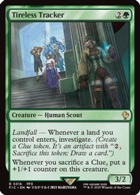 Tireless Tracker (Surge Foil) (FIC-316) - Commander: FINAL FANTASY Foil