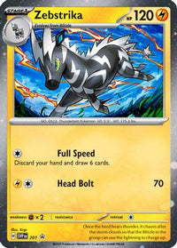 Zebstrika (Cosmos Holo) (201) - SV Scarlet & Violet Promo Cards Holofoil