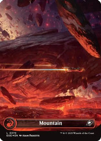 Mountain (0370) (Borderless) (Galaxy Foil) (EOE-370) - Edge of Eternities Foil