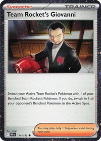 Team Rocket's Giovanni (Cosmos Holo) (174) - Miscellaneous Cards & Products Holofoil