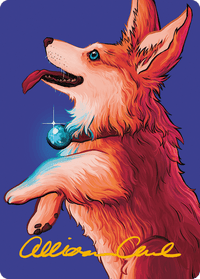 Phelia, Exuberant Shepherd Art Card (Gold-Stamped Signature) [Modern Horizons 3 Art Series] - POKÉ JEUX