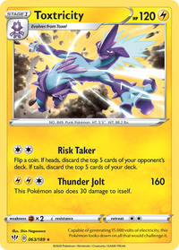 Toxtricity (Cosmos Holo) (63/189) - Miscellaneous Cards & Products Holofoil