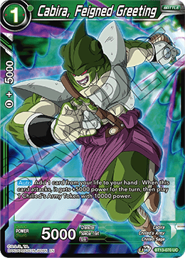 Cabira, Feigned Greeting (Uncommon) (BT13-070) [Supreme Rivalry] - POKÉ JEUX