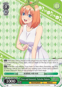 Pur et innocent, Yotsuba Nakano (5HY/W83-PE04 PR) [Les quintuplés quintessentiels] 
