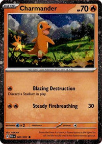 Charmander (Cosmos Holo) (7/091)  - Miscellaneous Cards & Products Holofoil